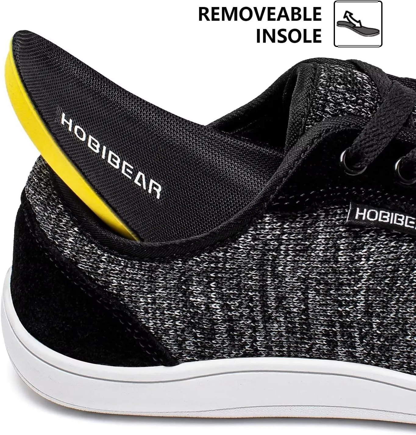 HOBIBEAR Barefoot Minimalist Shoes Womens Mens | Zero Drop | Wide Width Fashion Sneaker