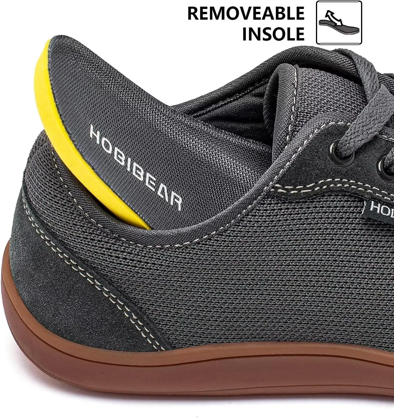 HOBIBEAR Barefoot Minimalist Shoes Womens Mens | Zero Drop | Wide Width Fashion Sneaker