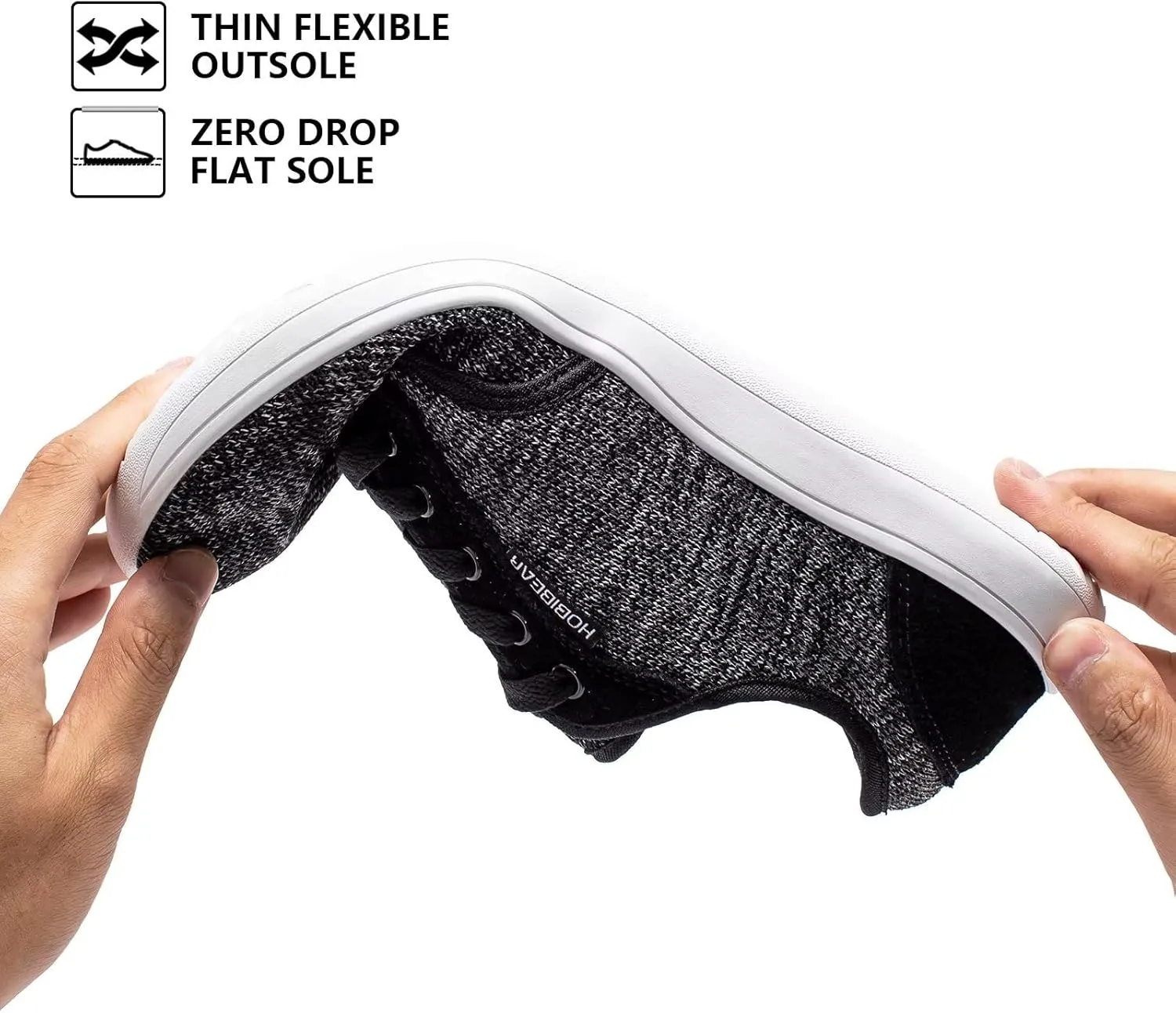 HOBIBEAR Barefoot Minimalist Shoes Womens Mens | Zero Drop | Wide Width Fashion Sneaker