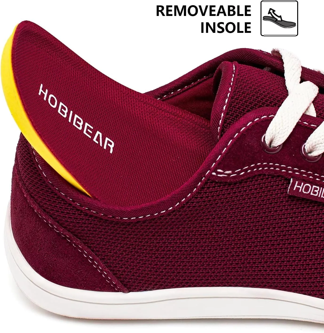 HOBIBEAR Barefoot Minimalist Shoes Womens Mens | Zero Drop | Wide Width Fashion Sneaker