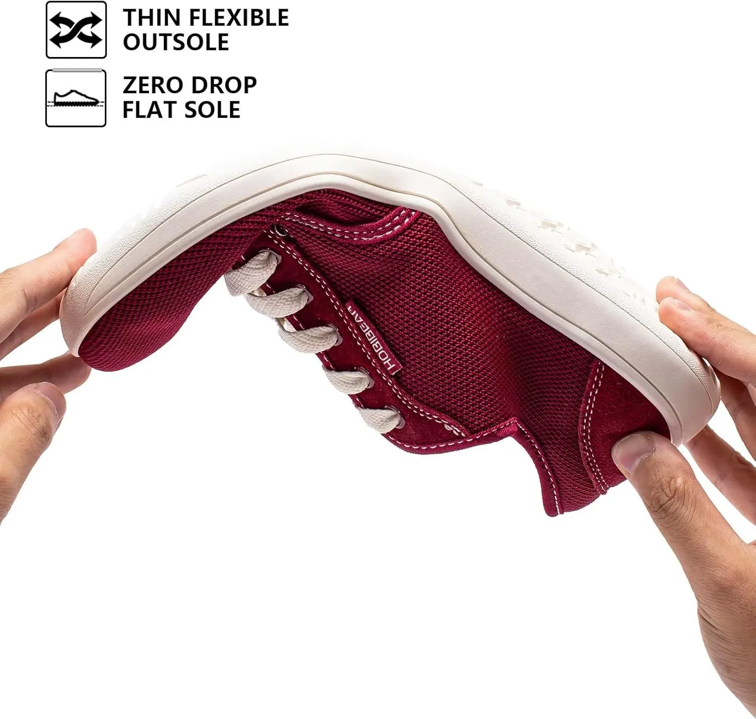 HOBIBEAR Barefoot Minimalist Shoes Womens Mens | Zero Drop | Wide Width Fashion Sneaker