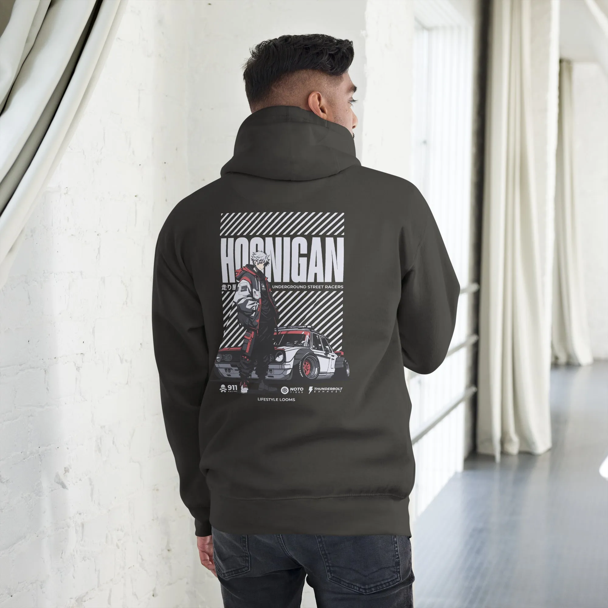 Hoonigan Graphics Hoodie for Men