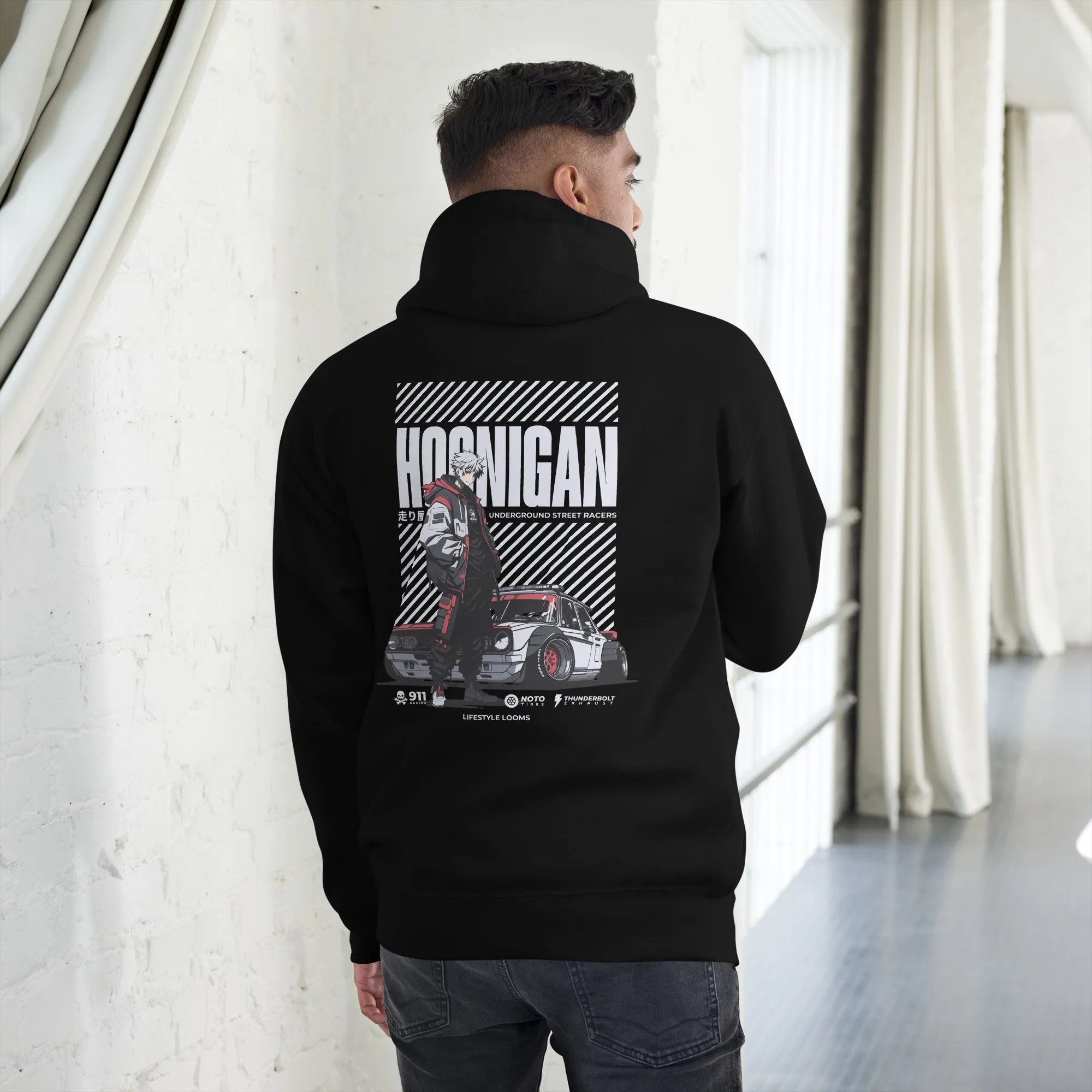 Hoonigan Graphics Hoodie for Men