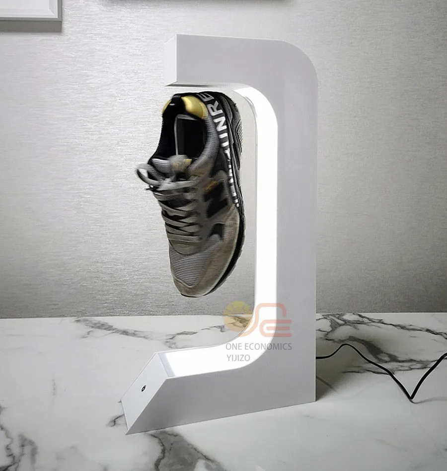 HULIANFU Magnetic Levitation Floating Shoe  Display Stand ,Sneaker Stand, House,Holds 300-500g Levitating gap 20mm ONE ECONOMICS Original