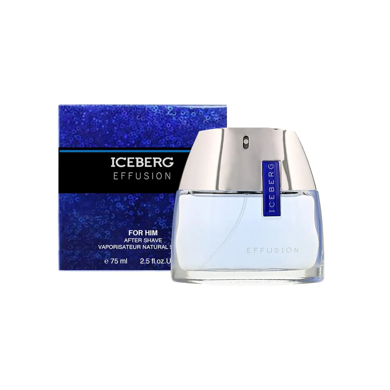 ICEBERG Effusion Man - Amber Fougere Fragrance For Men - Refreshing And Adventurous - Light And Airy Scent With Floral, Woody Notes - Original And Timeless Perfume - Eau De Toilette - 2.5 Oz