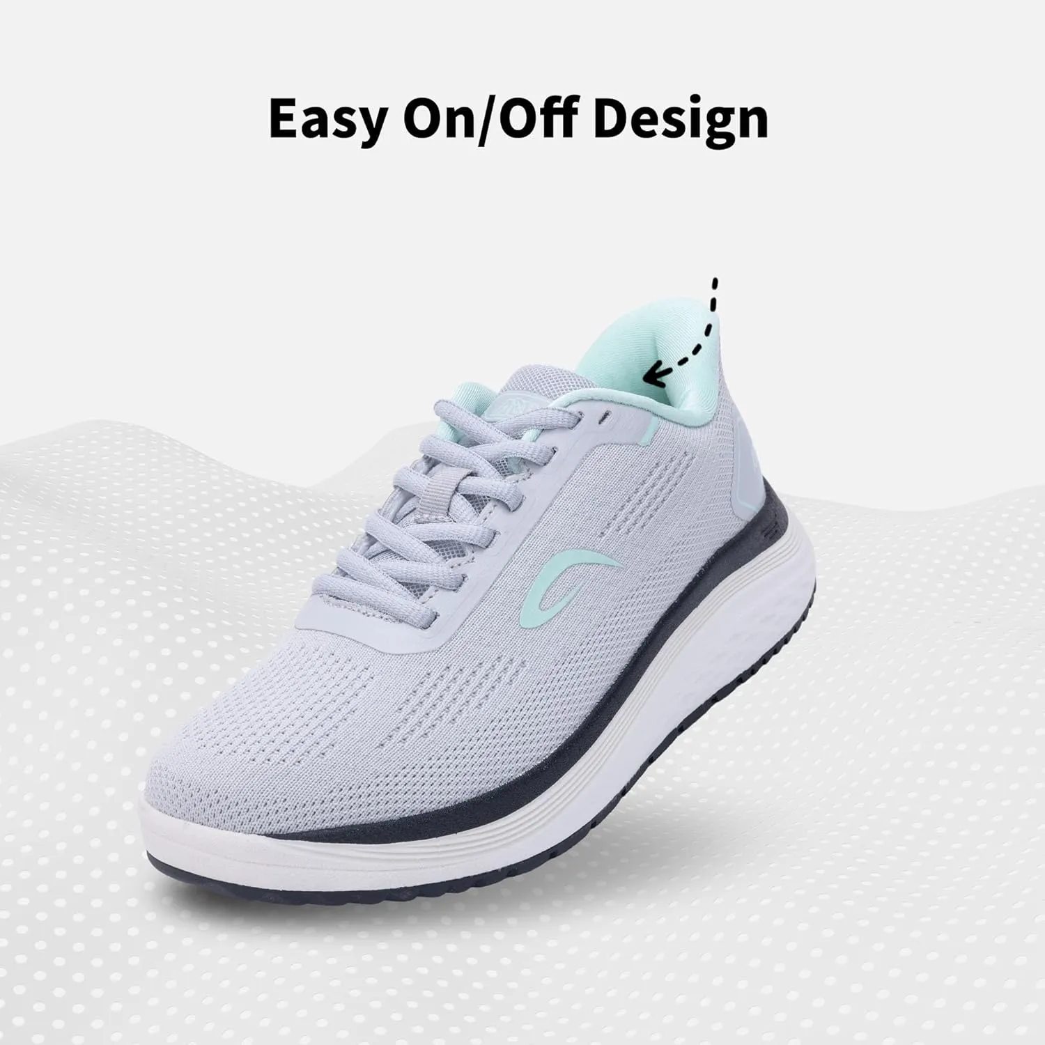 IIV Women Walking Shoes | Arch Support Orthotic Tennis Sneakers | Lightweight Cushioning Running Shoes for Plantar Fasciitis US 6-11