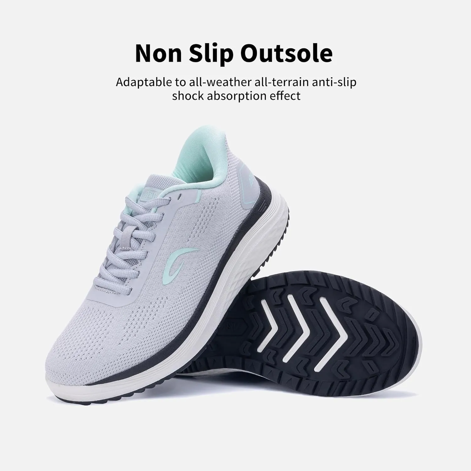 IIV Women Walking Shoes | Arch Support Orthotic Tennis Sneakers | Lightweight Cushioning Running Shoes for Plantar Fasciitis US 6-11