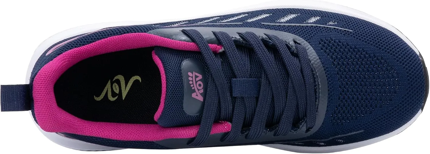 IIV Womens Air Walking Shoes Arch Support Casual Gym Workout Orthotic Fashion Sneakers for Plantar Fasciitis Pain Relief US 5.5-11