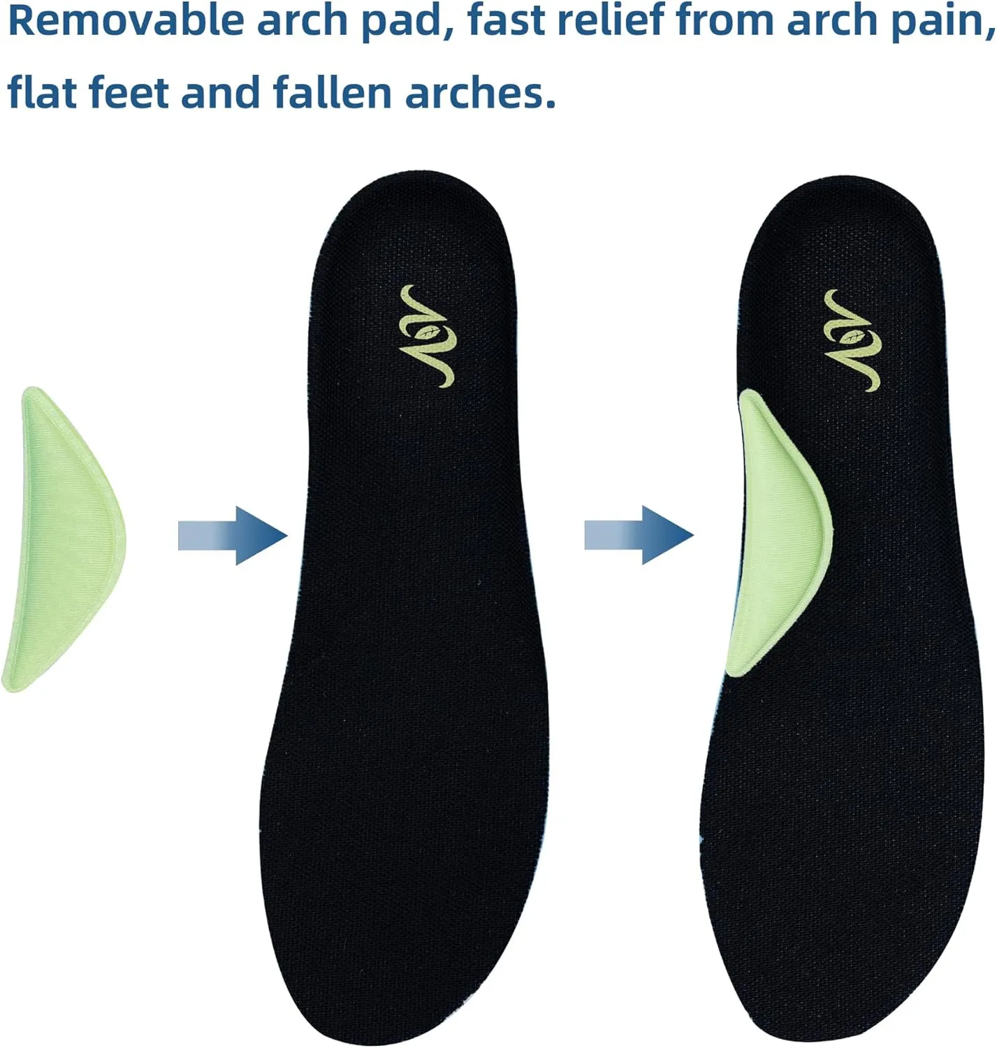 IIV Womens Air Walking Shoes Arch Support Casual Gym Workout Orthotic Fashion Sneakers for Plantar Fasciitis Pain Relief US 5.5-11