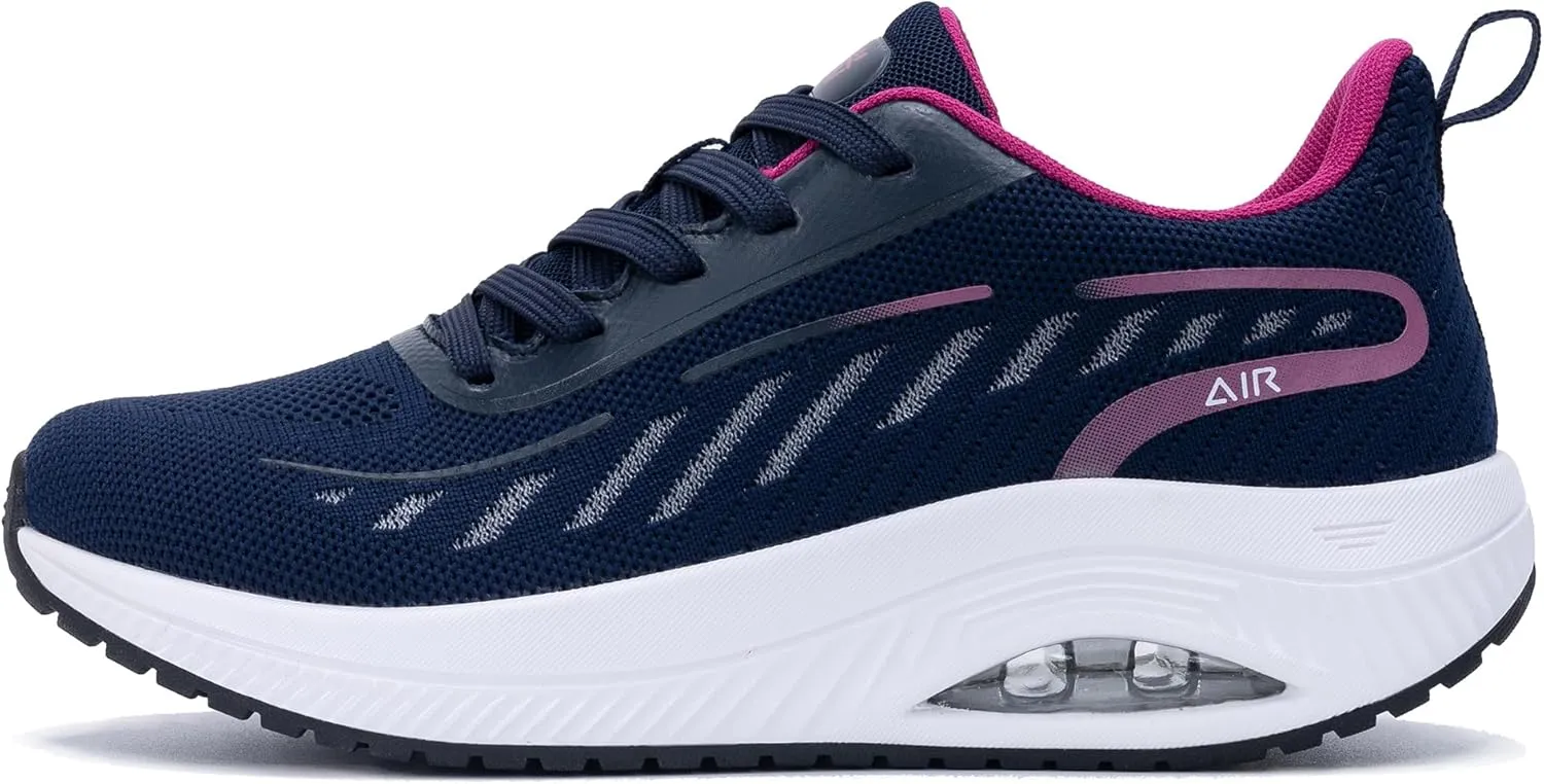 IIV Womens Air Walking Shoes Arch Support Casual Gym Workout Orthotic Fashion Sneakers for Plantar Fasciitis Pain Relief US 5.5-11