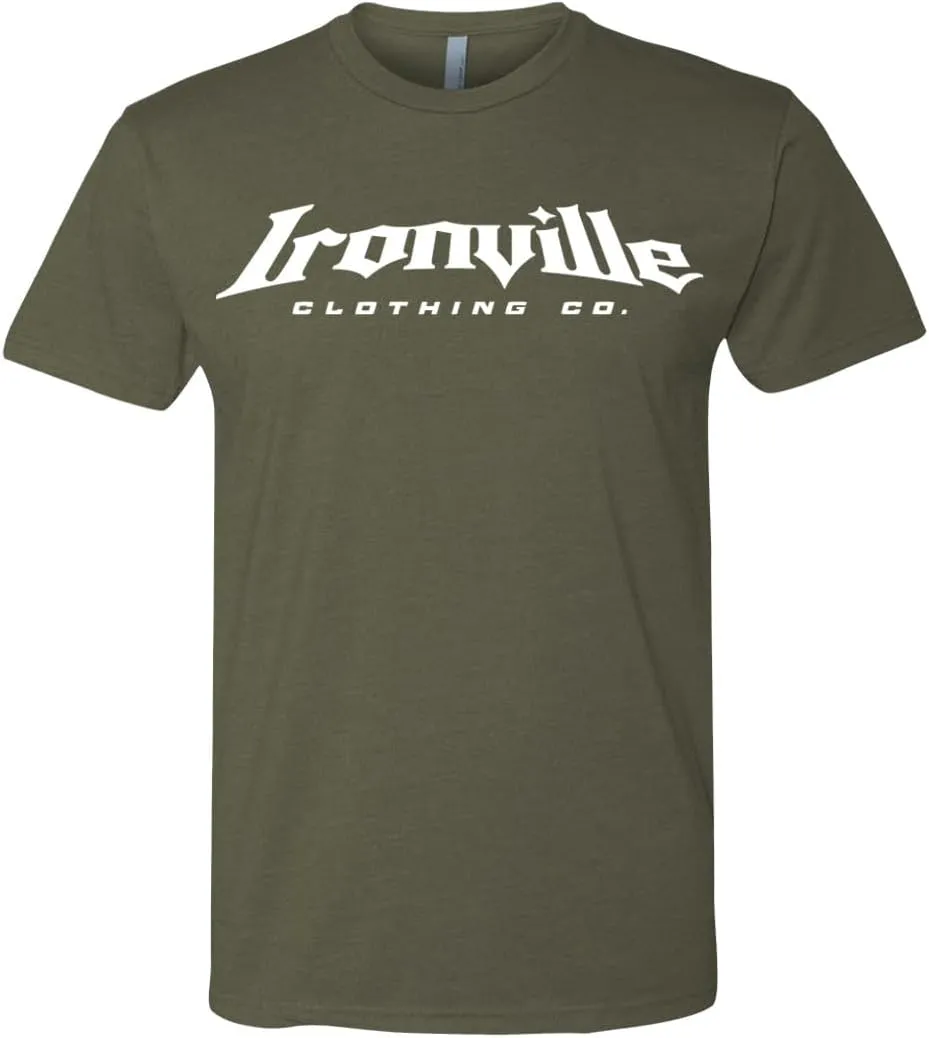 Ironville Branded Logo Weightlifting Soft Blend T Shirt