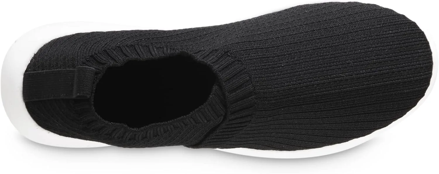 isotoner Women's Lightweight Recycled Stretch Sport Knit Slip-on Slipper Bootie Moccasin