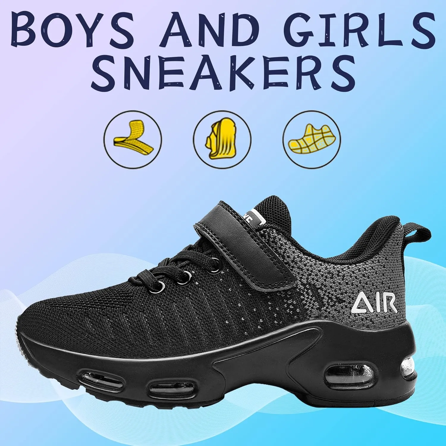Jinta Shoes Kids Air Shoes Boys Girls Children Tennis Sports Athletic Gym Jogging Running Sneakers