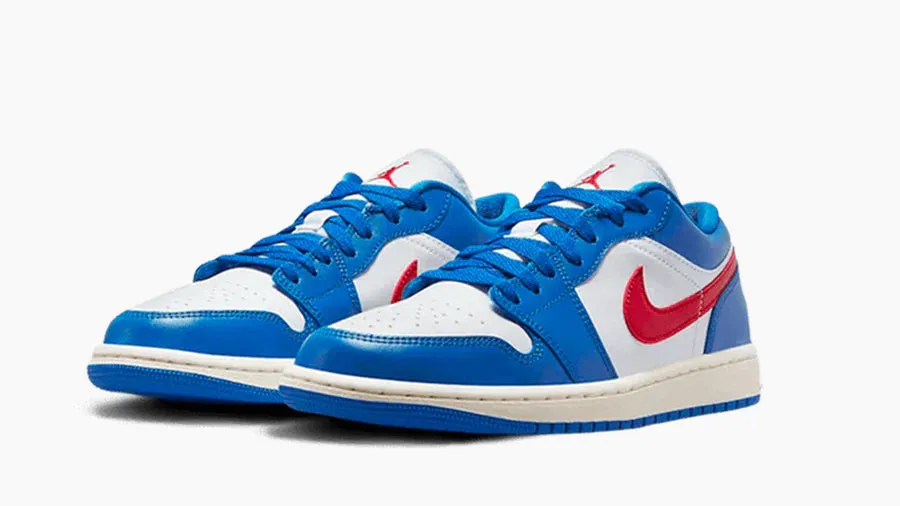 Jordan 1 Low Sport Blue Gym Red