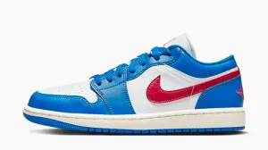 Jordan 1 Low Sport Blue Gym Red