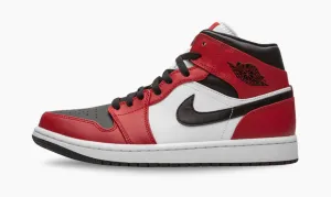Jordan 1 Mid Chicago Toe