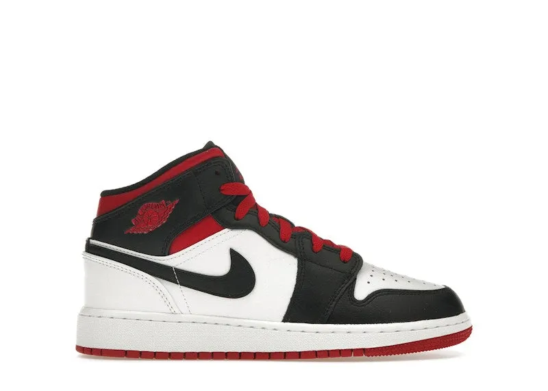 Jordan 1 Mid Gym Rosso Nero Toe (GS)