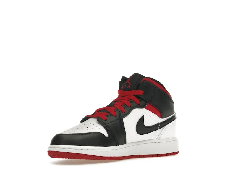 Jordan 1 Mid Gym Rosso Nero Toe (GS)