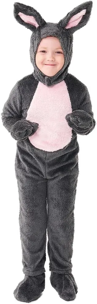 Kids Easter Bunny Costume Rabbit Animal Plush Set Onesie for Child Christmas Halloween Cosplay Onepiece.