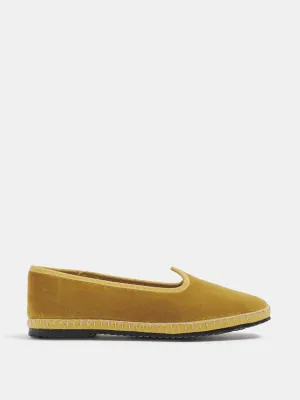 Kids Soft Venetian Slipper / Gold Velvet