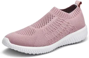 konhill Women's Slip On Walking Shoes Breathable Mesh Sneakers Work Casual Tennis Shoes