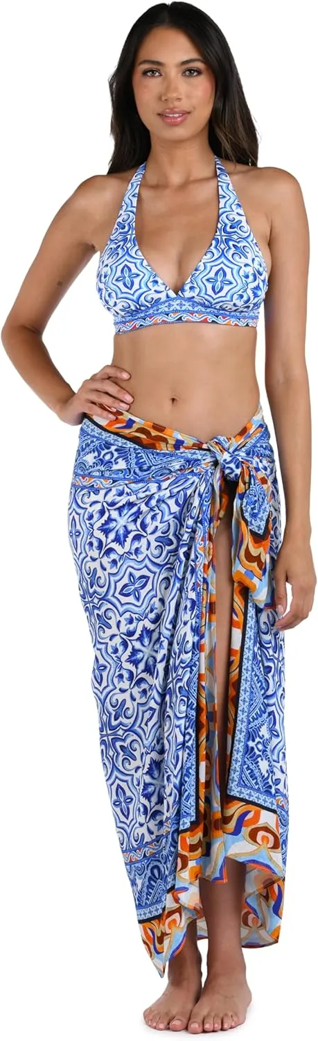 La Blanca Women's Standard Pareo Wrap Swimsuit Cover Up