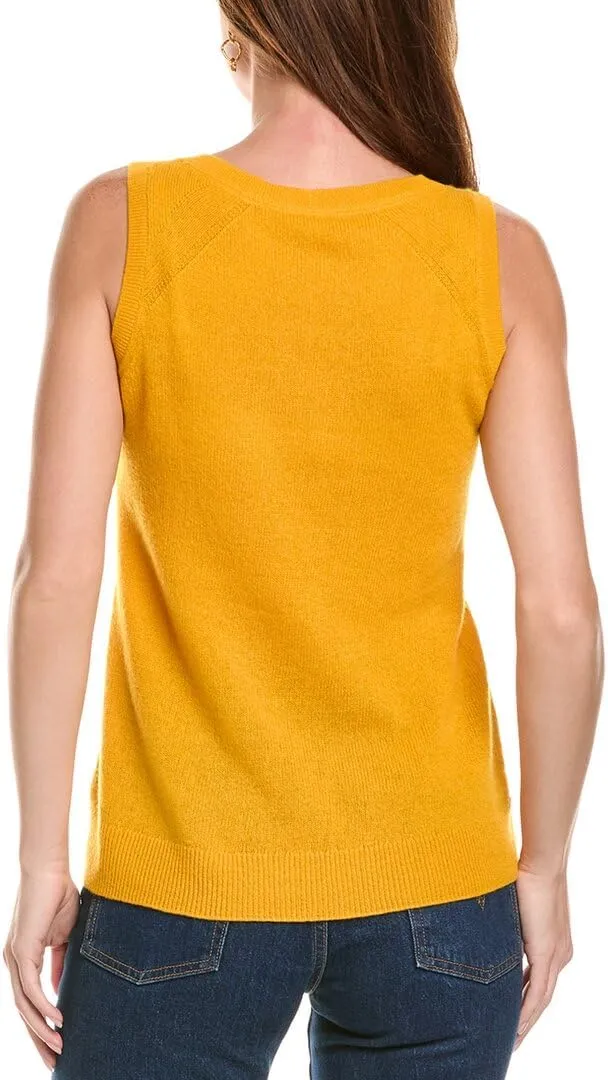 Lafayette 148 New York Loose Knit Cashmere Tank