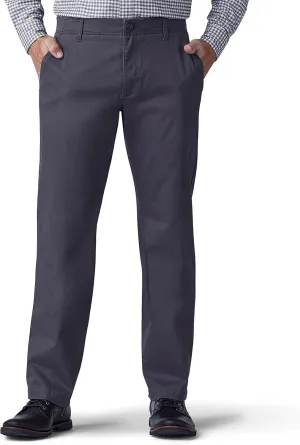 Lee Men's Extreme Motion Flat Front Regular Straight Pant