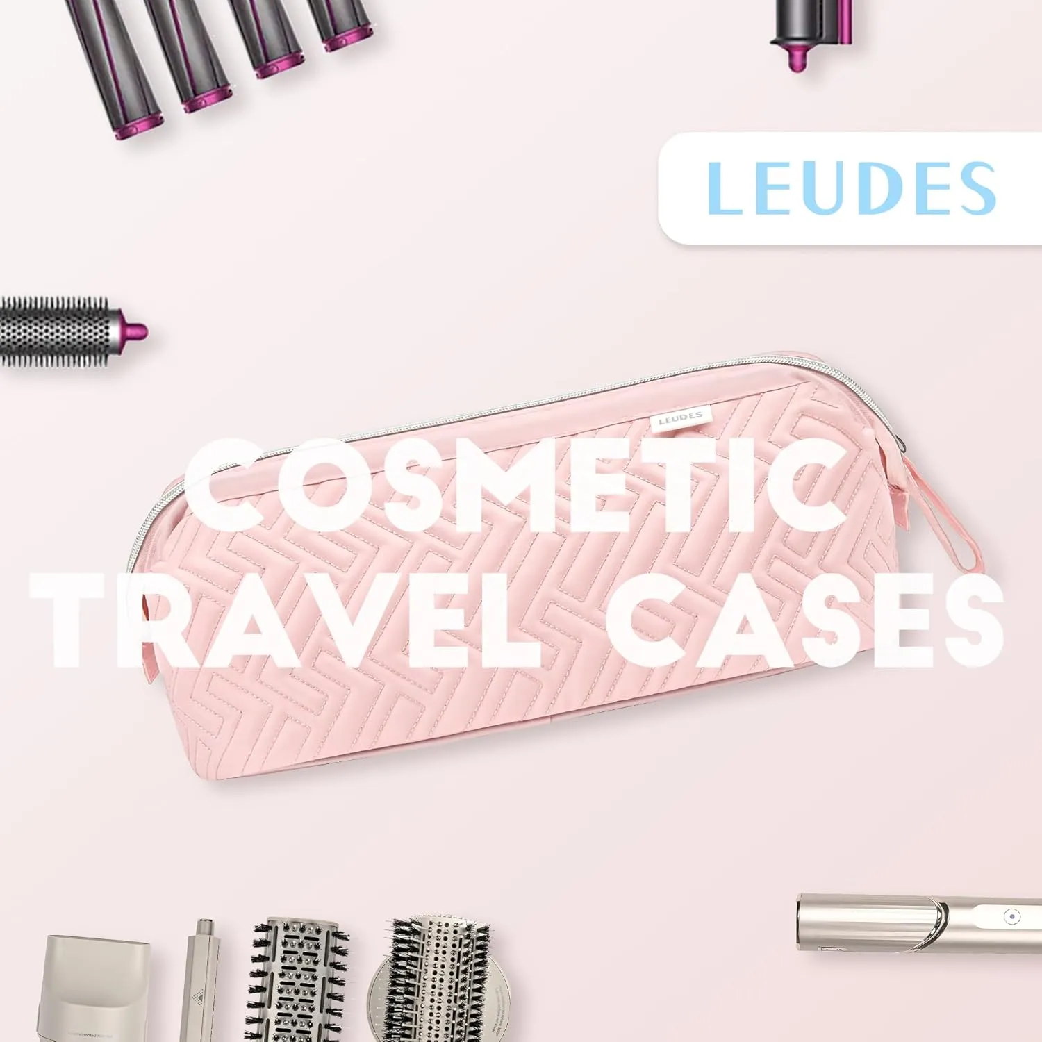 Leudes Hair Tools Travel Bag for Shark Flexstyle Carrying Case Portable Shark Hair Air Wrap Dryer Case Waterproof Dustproof Flat Curling Iron Travel Organizer