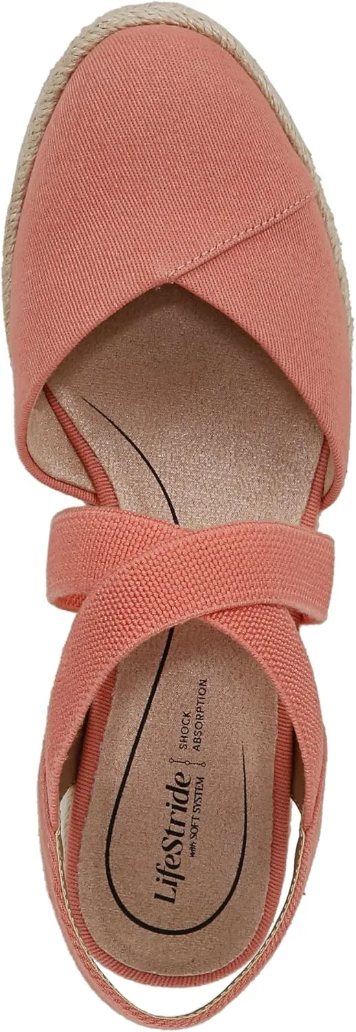 LifeStride Women's Kimball Espadrille Wedge Sandal