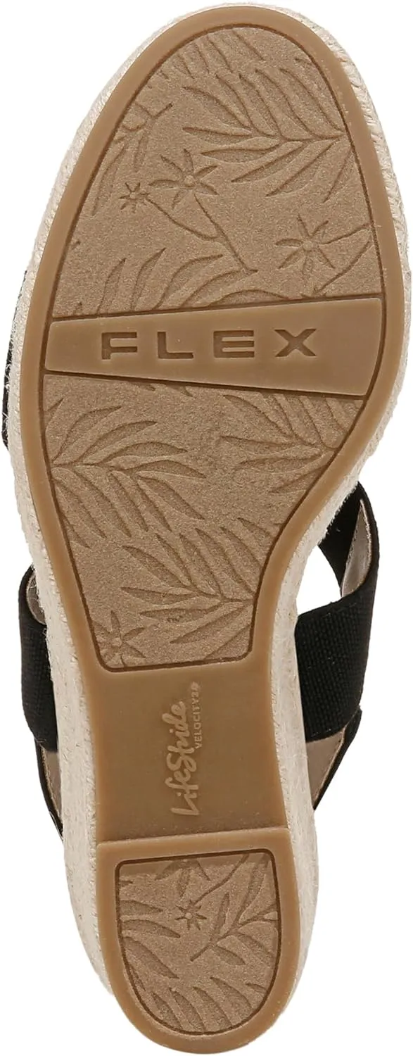 LifeStride Women's Tallulah Espadrille Wedge Sandal