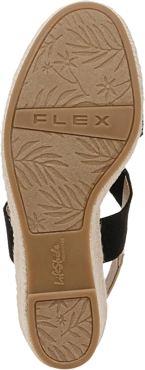 LifeStride Women's Tallulah Espadrille Wedge Sandal