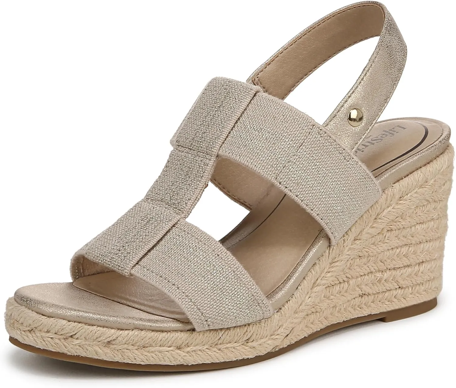 LifeStride Women's Tallulah Espadrille Wedge Sandal