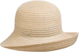 Lisetta Hemp Hat with Upward Brim Women Nature One Size