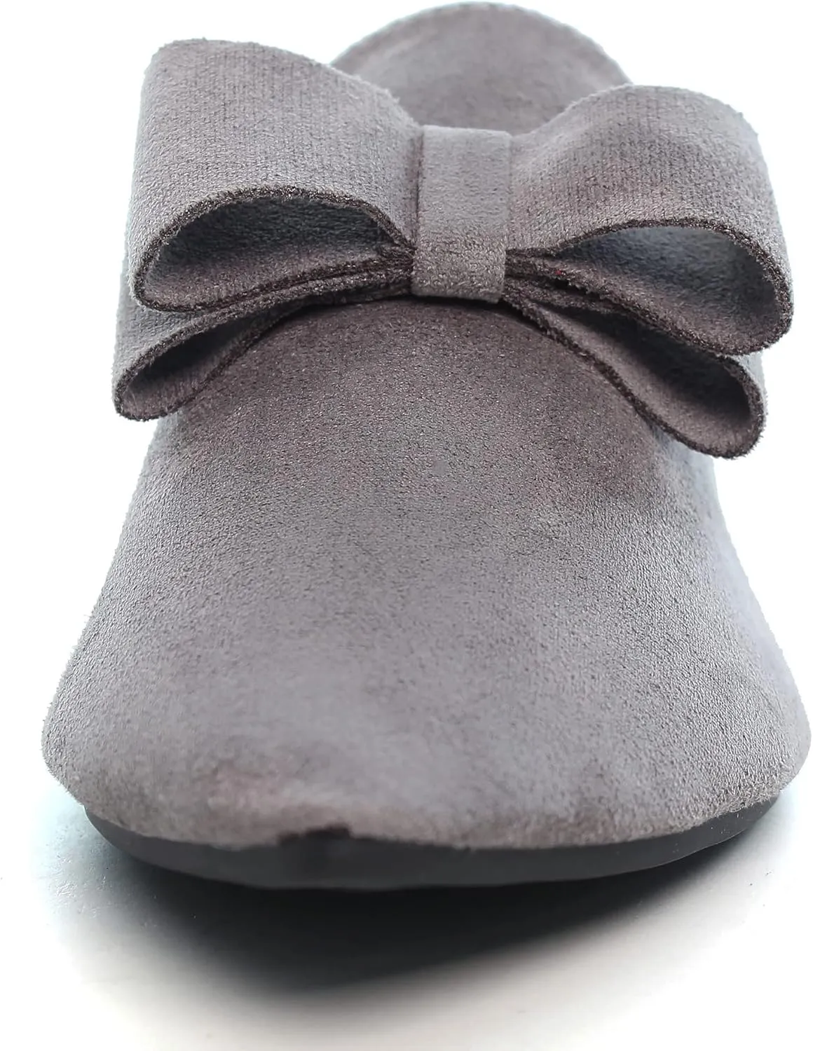 LUXINYU Women Slides-Sandals,Classic French Elegant Bow Pointed Toe Slippers, Flat-shaped Light Sandals, Soft and Comfortable Slides-Sandals