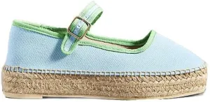 Mary Jane Espadrille Flats for Women Woven Ballet Flat Espadrille Canvas Summer Flats