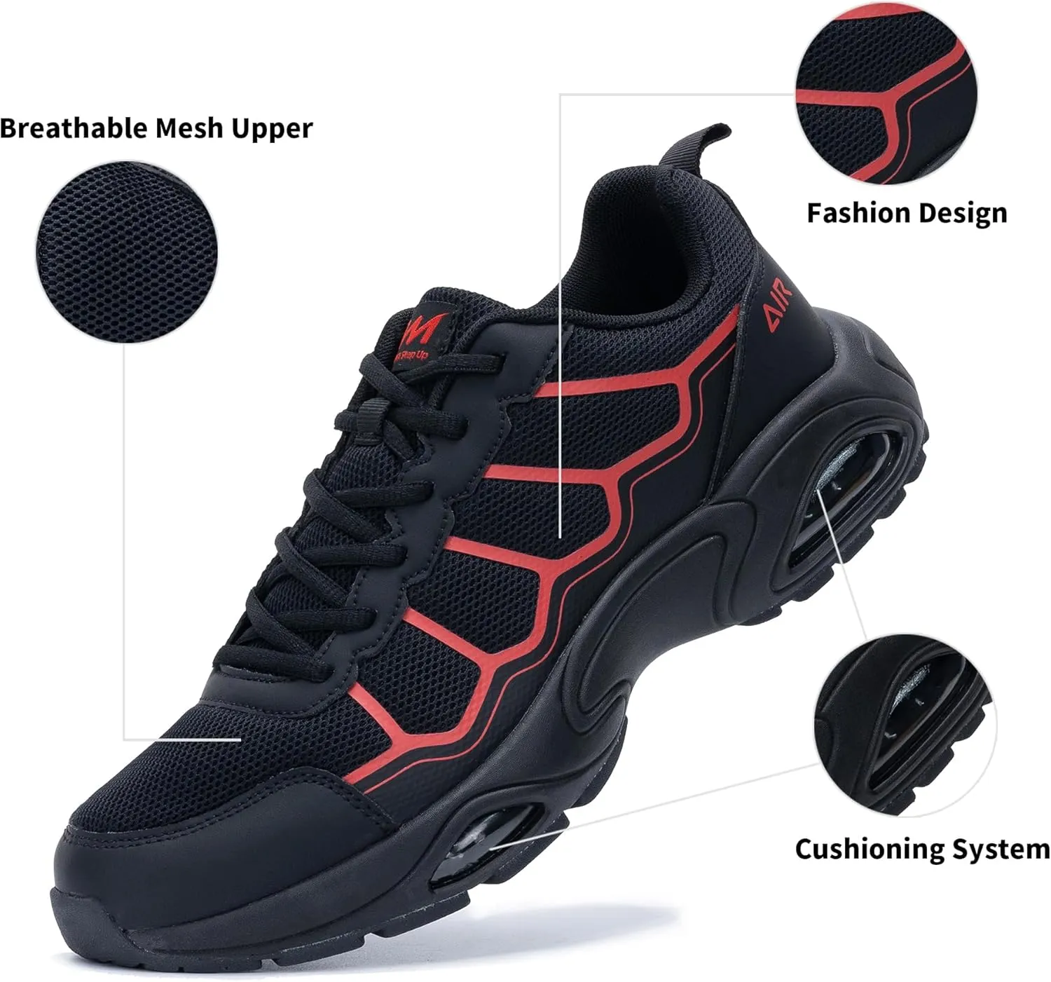 Mens Air Running Shoes Tennis Athletic Walking Sneakers Fashion Workout Gym Shoes