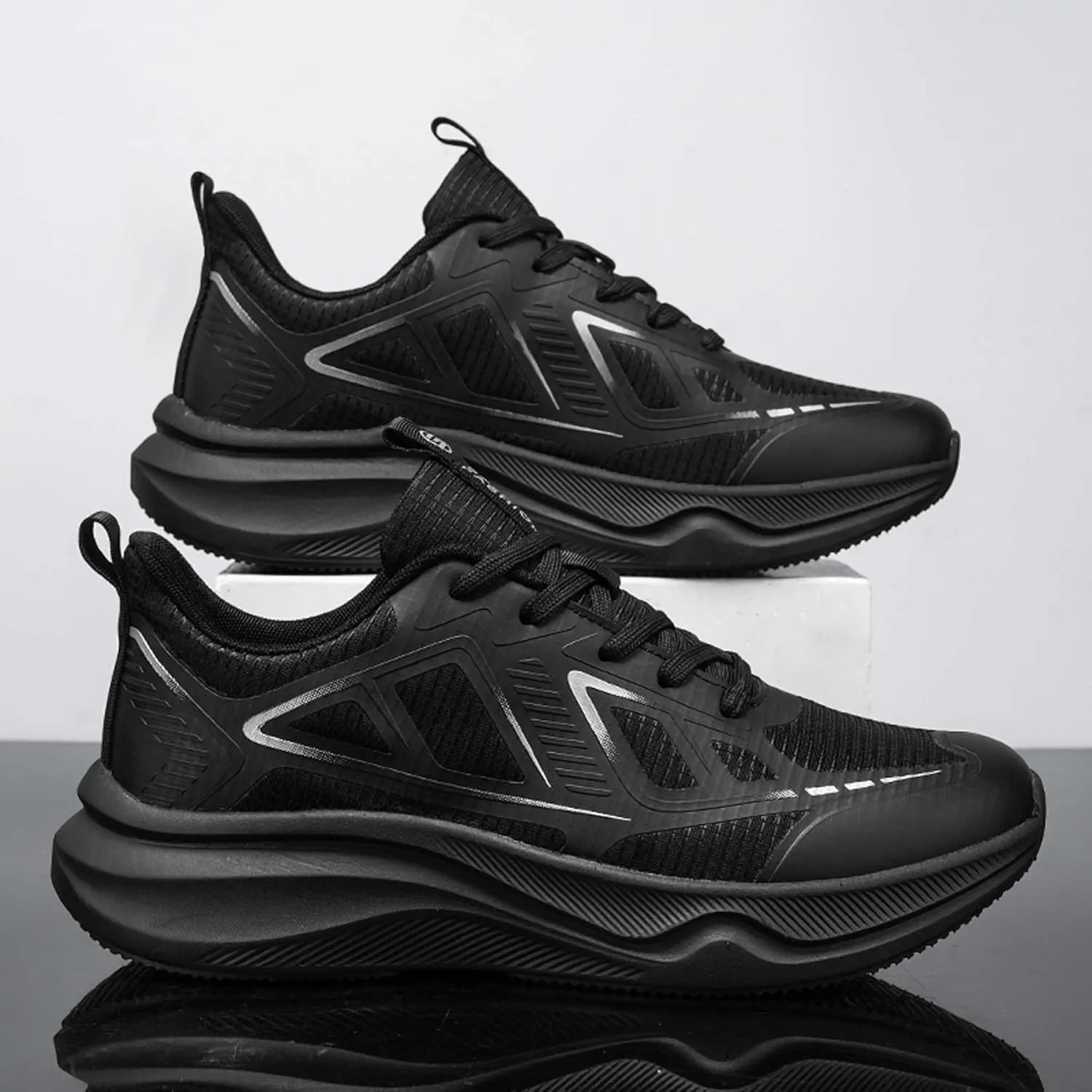 Men's Comfortable Walking Shoes,Breathable Mesh Non Slip Sports Basketball Sneakers,Lightweight Tennis Hiking Running Casual Outdoor Shoes