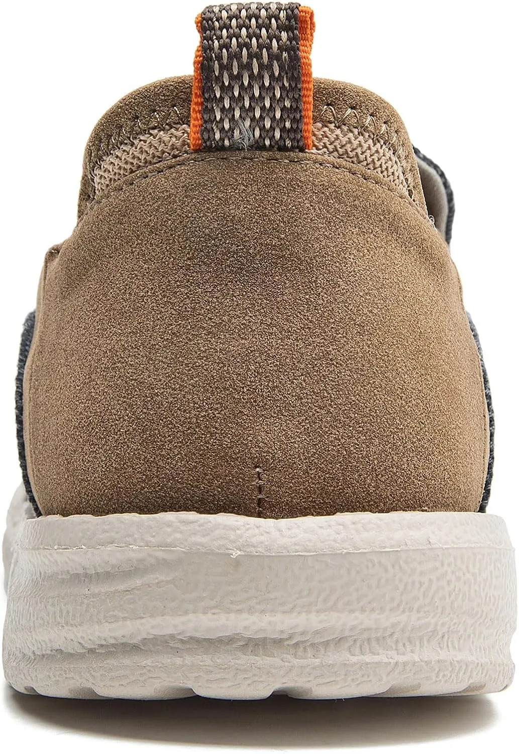 Men's Slip On Deck Shoes Casual Canvas Loafers Slip-Ons Hands Free Comfortable Stretch Flat Boat Shoes