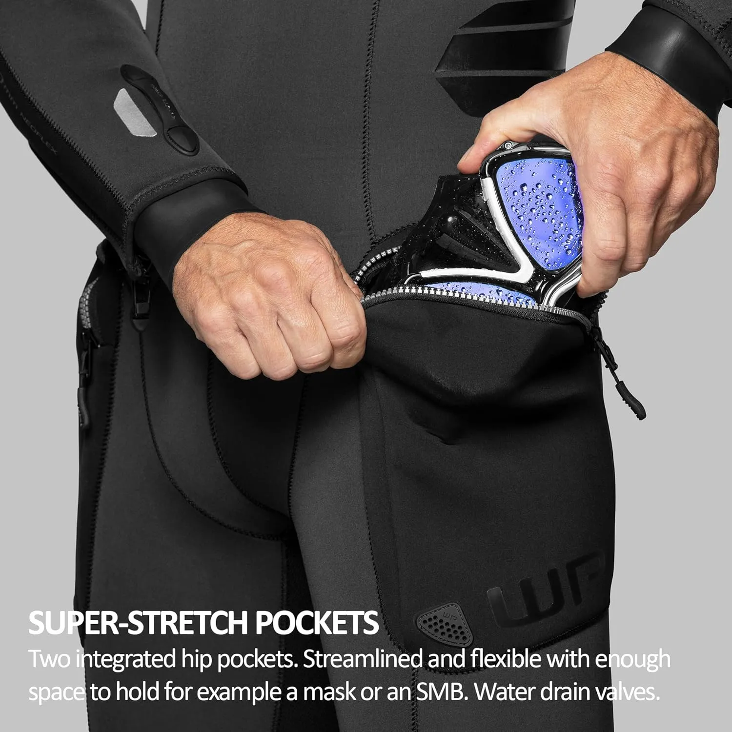 Mens W7 7mm Backzip Wetsuit