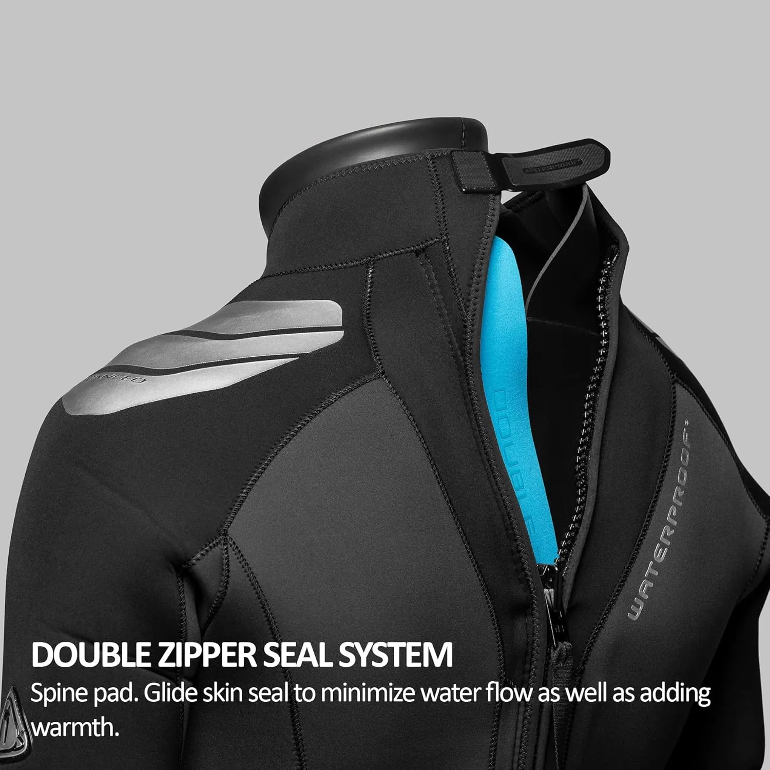 Mens W7 7mm Backzip Wetsuit