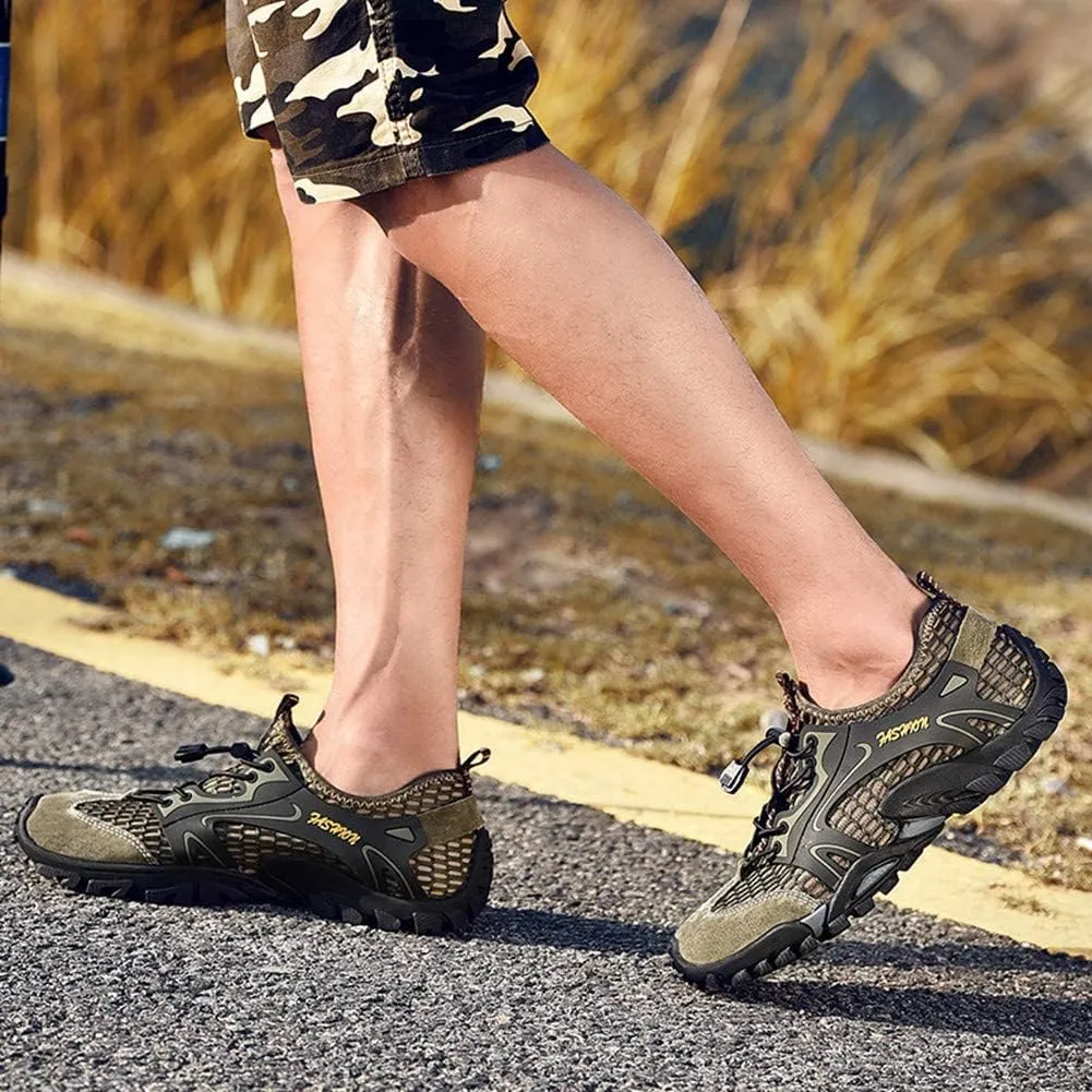 Men's Water Shoes Quick Dry Sports Aqua Soft Hiking Breathable Lightweight Outdoor Mesh Barefoot Training Walking