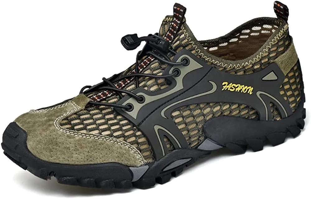 Men's Water Shoes Quick Dry Sports Aqua Soft Hiking Breathable Lightweight Outdoor Mesh Barefoot Training Walking