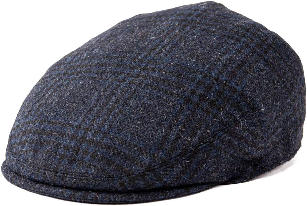 Men's Wool Tweed Newsboy Ivy Cap Gatsby Golf Flat Hat