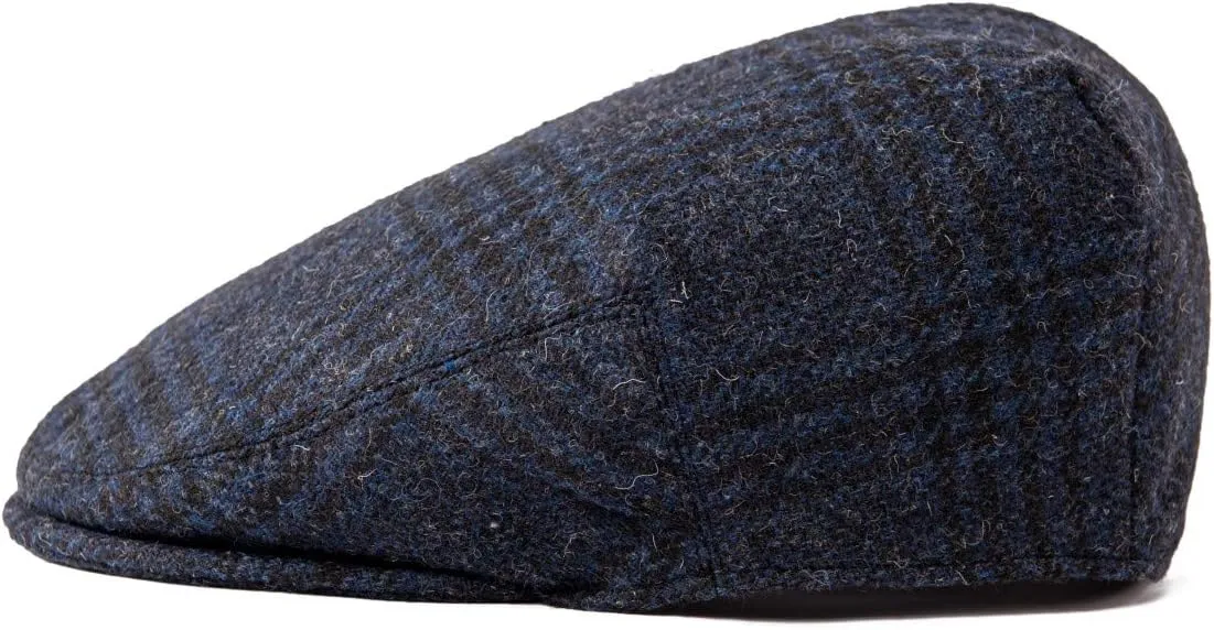 Men's Wool Tweed Newsboy Ivy Cap Gatsby Golf Flat Hat