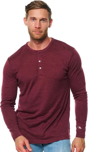Merino Wool Base Layer Mens - 100% Merino Wool Shirts for Men Thermal Underwear Long Sleeve T-Shirt for Hiking Hunting