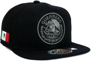 Mexican Hat Mexico State Federal Logo Embroidered Snapback Flat Bill Baseball Cap