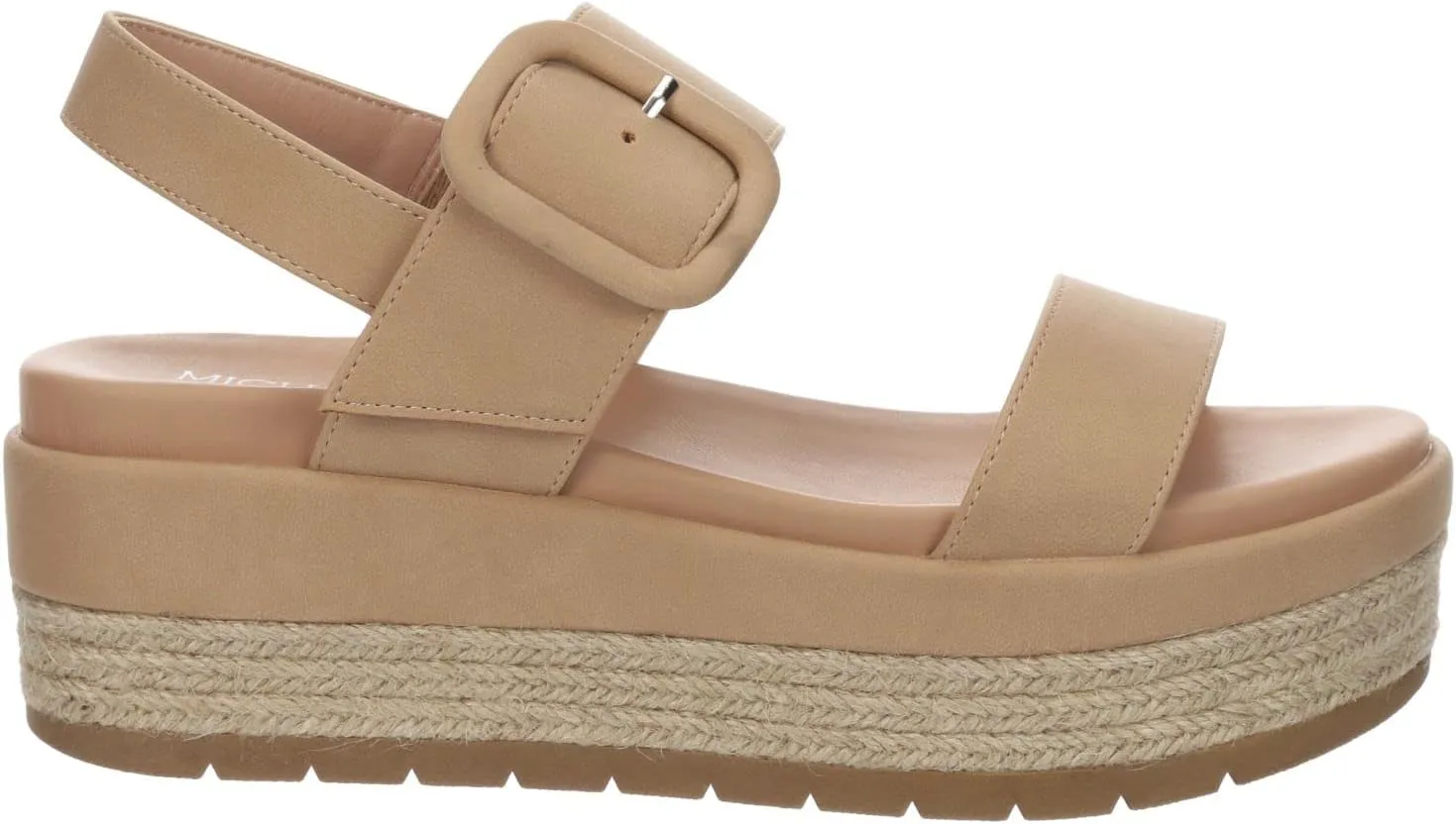 Michael By Michael Shannon Kira - Women's Classic Open Toe Espadrille Casual Strappy Summer Platform Sandal