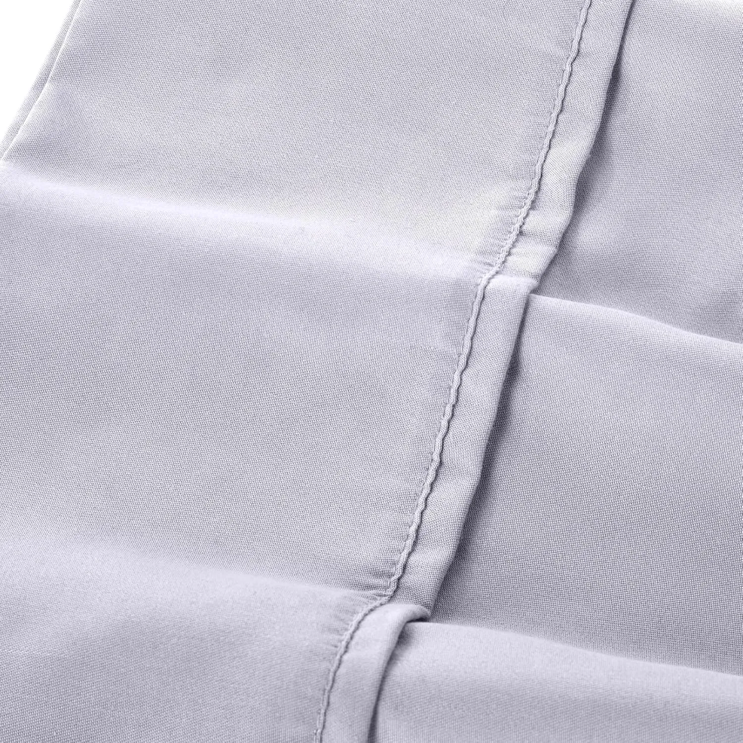 Modern Threads Soft Microfiber Solid Sheets - Luxurious Microfiber Bed Sheets - Includes Flat Sheet, Fitted Sheet with Deep Pockets, & Pillowcases Lilac Marble Full