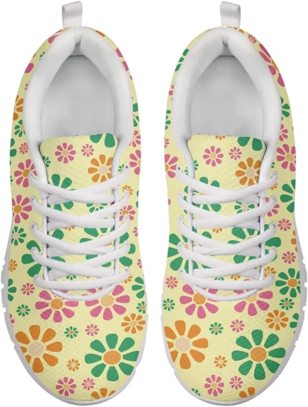 Modysero Shoes for Women Tennis Shoes Daily Breathable Shoes Casual Funky Lightweight Sneaker for Summer Spring Fall